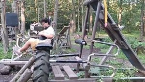 Хорошая идея ВОРК АУТ ТЕРИТОРИИ! Спортивная площадка в лесу. Москва