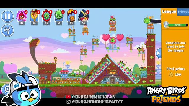 Angry Birds Friends Porky Passion Tournament Gameplay! 💕 смотреть онлайн