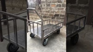 Грузовая тележка своими руками #тележка