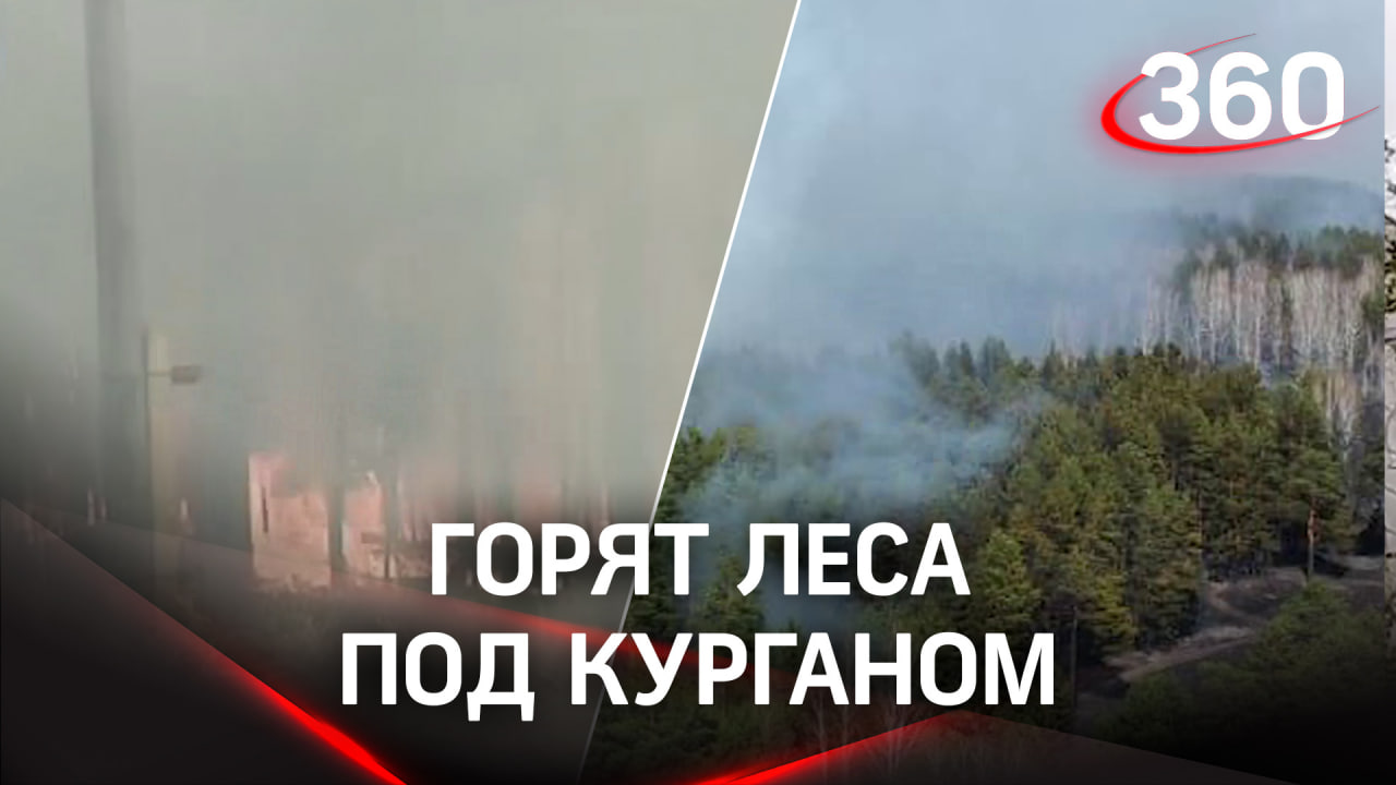 Огонь идёт на дома. Горящие леса под Курганом