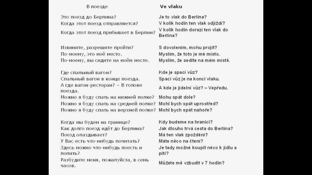 Чешский язык для начинающих урок 33 - 36 с Словами и переводом смотреть онлайн