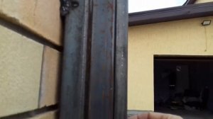 Изготовление ворот из профильного листа в рамке своими руками