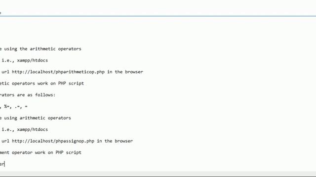 PHP operators
