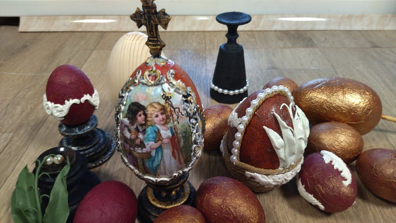 Готовлюсь к пасхе Декорирую пасхальные яйца смотреть онлайн