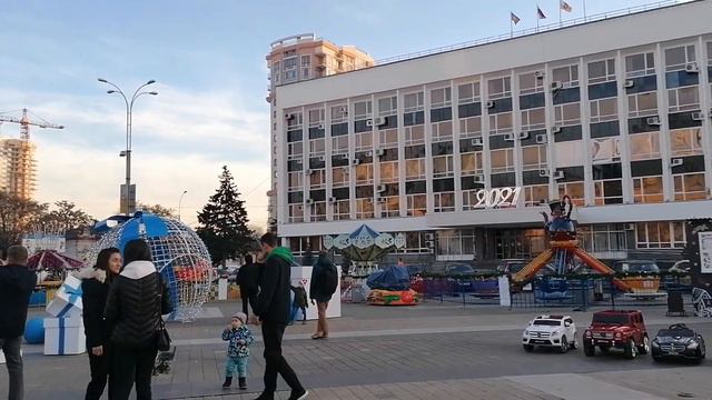 Новогодняя Городская Елка Краснодар 2021 смотреть онлайн