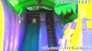 Большой надувной батут "Миньоны"