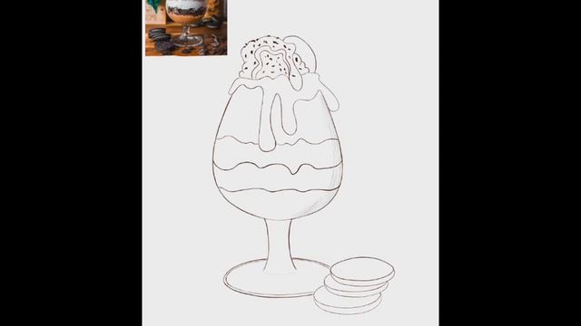 Рисую еду (Рисую вкусняшки в Procreate (2020)). Как нарисовать кекс и мороженое смотреть онлайн