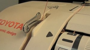 Upper thread threading with Toyota sewing machine SP10-SP20 Series