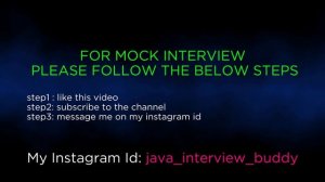 Infosys | Java interview | real time interview series | interview 32