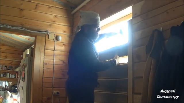 Дом из бруса. Как заложить дверной проем. Часть 2