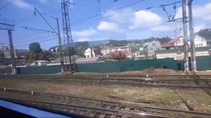 Электропоезд 6929 Белореченск- Туапсе.