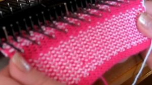 Узор машинного вязания №10, Фанговый узор "вертикальные полоски" или "соты".