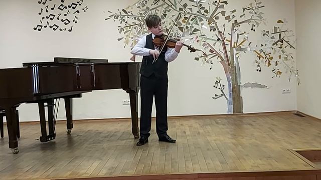Aleksandr Pavlov, 5 klasė  J.F.Mazas. Etiudas op.36, Nr.3, a- moll смотреть онлайн