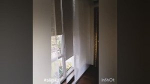 Установка японских штор - панелей