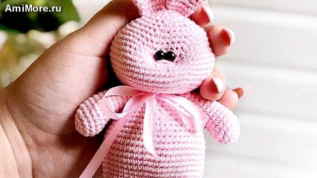 Амигуруми: схема Зайка Зефирка. Игрушки вязаные крючком - Free crochet patterns. смотреть онлайн