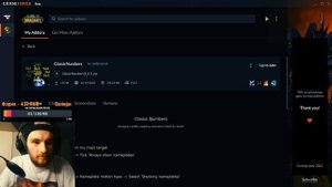 АДДОНЫ ВОВ, КАК УСТАНОВИТЬ В WOW SHADOWLANDS. CurseForge И НАСТРОЙКА CLASSIC NUMBERS