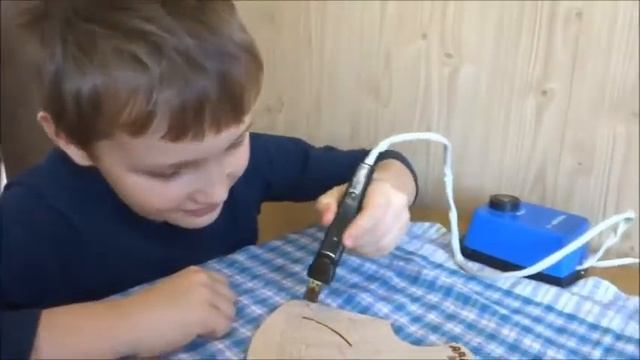 Выжигание по дереву старым Советским выжигателем смотреть онлайн