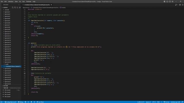 Cristobal Ochoa Cadavid Tarea06 Ejercicio24 c Codigo Visual Studio Code 2023 03 21 22 37 23 смотреть онлайн