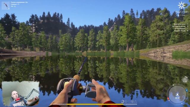 Русская рыбалка 4. Куори. Фарм. Спиннинг. Форель озерная. Воблер. смотреть онлайн