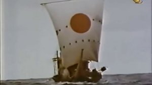 Путешествие Тура Хейердала на папирусной лодке "Ра". 1969 год