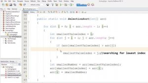 Selection sort  | Selection sort in Java | Sorting Algorithm | Sorting in JAVA| easy Selection sort