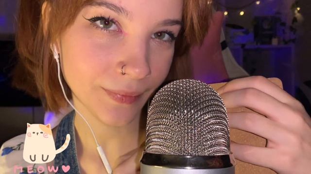 ^ASMR CAT GIRL^ Purring, tapping and scratching... смотреть онлайн