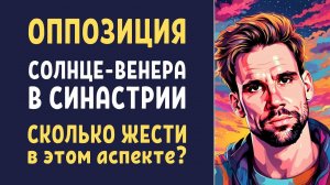 Солнце-Венера в синастрии: сколько жести в напряжённых аспектах?