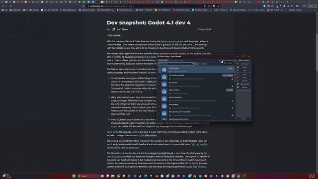 Godot 4.1 Dev 4 Released // Last release before Beta смотреть онлайн