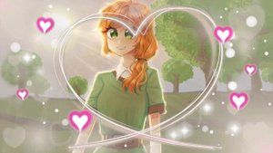 Steve and Alex - Green glasses meme - Minecraft Rule 34