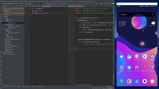 07 Insert a Data to Sqflite Database - Flutter Sqflite TodoList App Tutorial смотреть онлайн