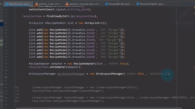 GridLayoutManager in RecyclerView - Span Concept in Grid - #9 смотреть онлайн