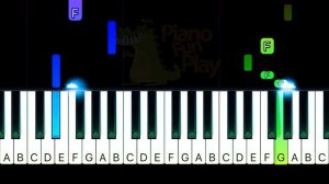 Phil Collins - Another Day in Paradise - EASY Piano TUTORIAL by Piano Fun Play