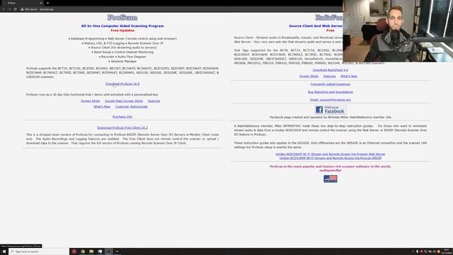 Setting Up Uniden SDS200 Scanner with Proscan Part 1 (Accessing Your Scanner From Your Computer)