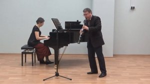 Eugene Bozza, Aria for clarinet and piano