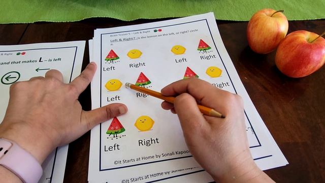 Brain Teaser Worksheets| Left & Right| Daily Activities