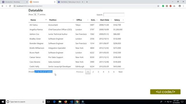 JQuery DataTables