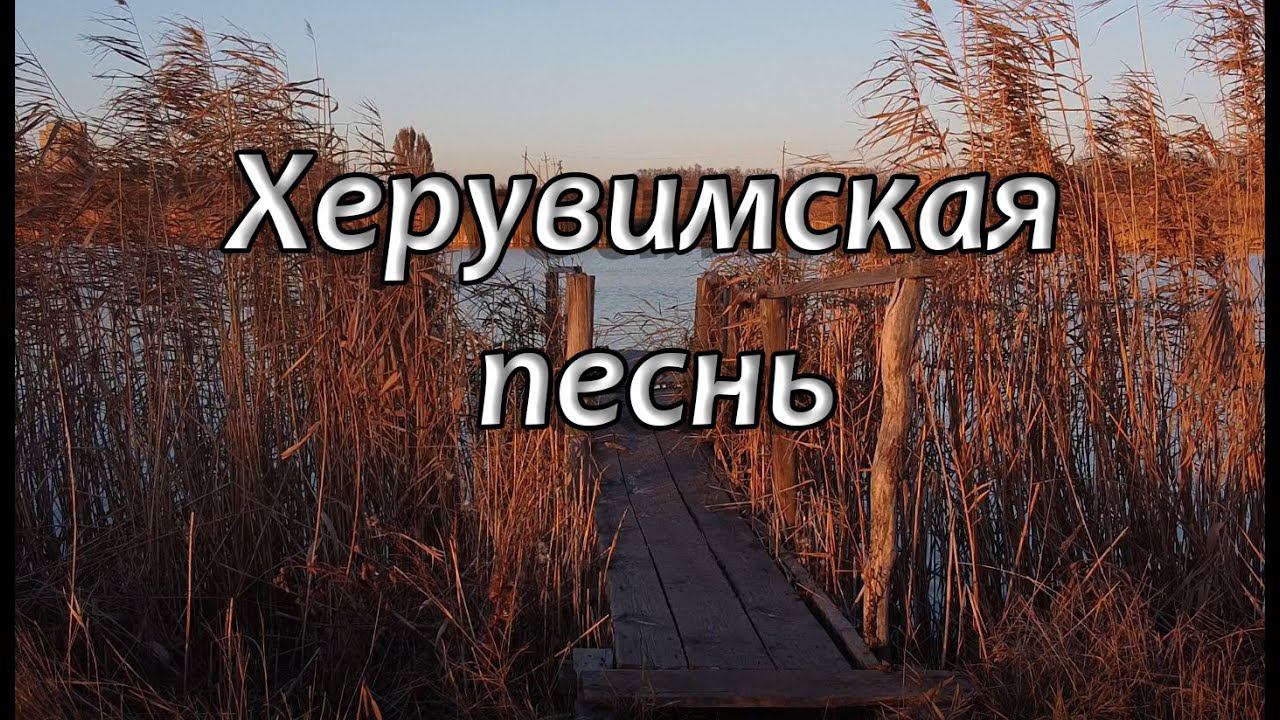 Песнопения литургии. Херувимская песнь. Сестринский хор монастыря