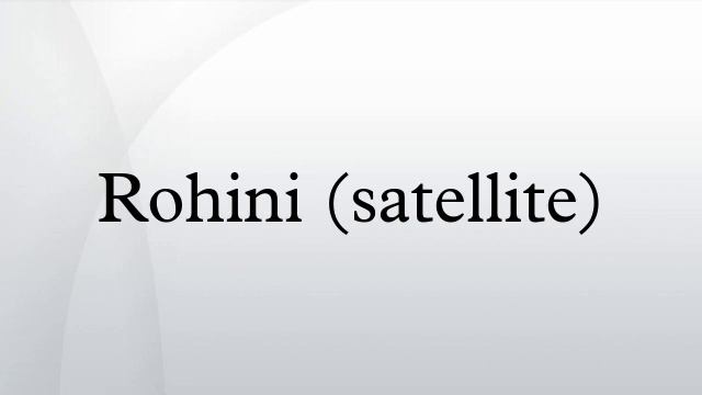 Rohini (satellite) смотреть онлайн