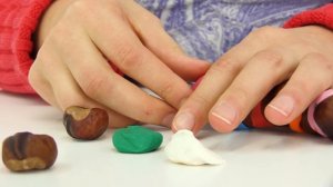 Осенние поделки для детского сада из Каштанов