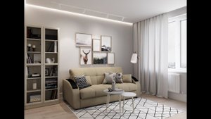 Обзор дизайна MOON FAMILY 109 (прямой диван с механизмом аккордеон)