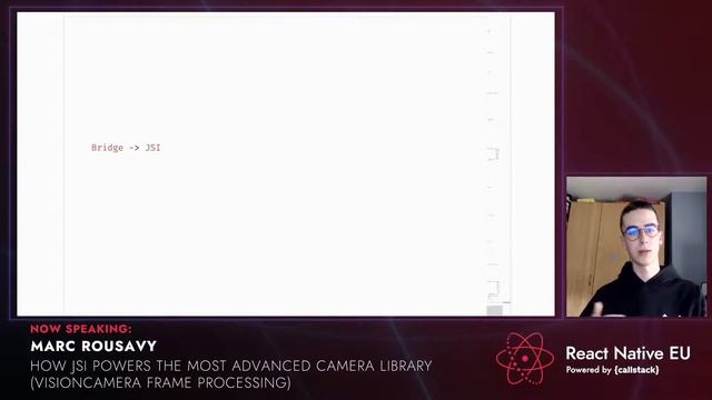 [RNEU2021] How JSI powers the most advanced Camera library (VisionCamera Frame Processing) @mrousav смотреть онлайн