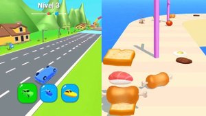 SHAPE SHIFTING | Sandwich Runner (All Levels Gameplay Walkthrough)