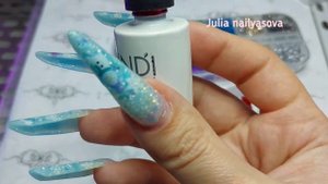 Наращивание ногтей ВЕРХНИМИ ФОРМАМИ сразу с покрытием гель-лаком внутри??!