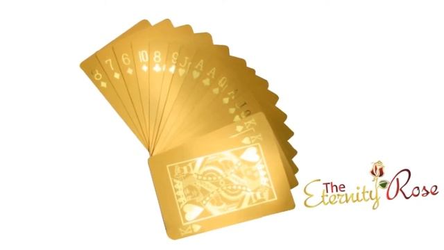 Eternity Rose 24K Gold Tournament Poker Cards смотреть онлайн