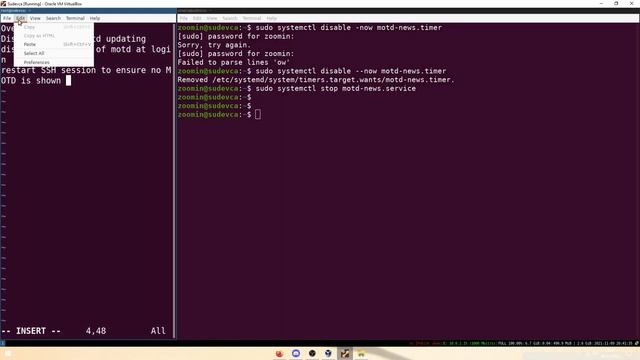 Disable MOTD Canonical Notification смотреть онлайн
