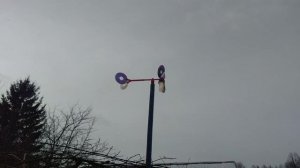 Ветряк из дисков DVD