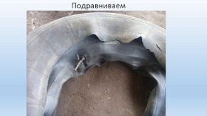 Ремонт колеса тракторного прицепа 2ПТС-4.