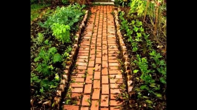 Простые садовые дорожки своими руками из кирпича смотреть онлайн