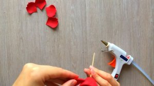 Свадебная бутоньерка из фоамирана своими руками. Мастер-класс. Роза двухцветная из фоамирана