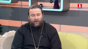 Протоиерей Александр Якушечкин и ансамбль "Петропавловская песня" на передаче "Утро с нами"